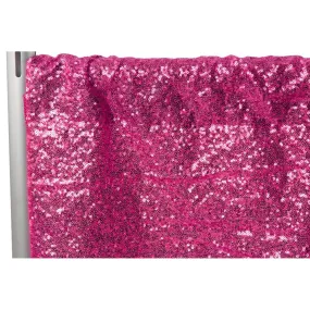 Glitz Sequin 10ft H x 52" W Drape/Backdrop panel - Fuchsia