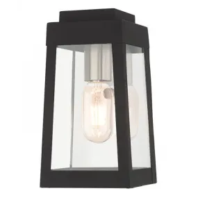 1 Lt Black Wall Lantern