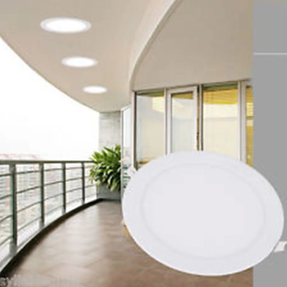 24W Recessed Round LED Mini Panel 280mm Diameter 6000K