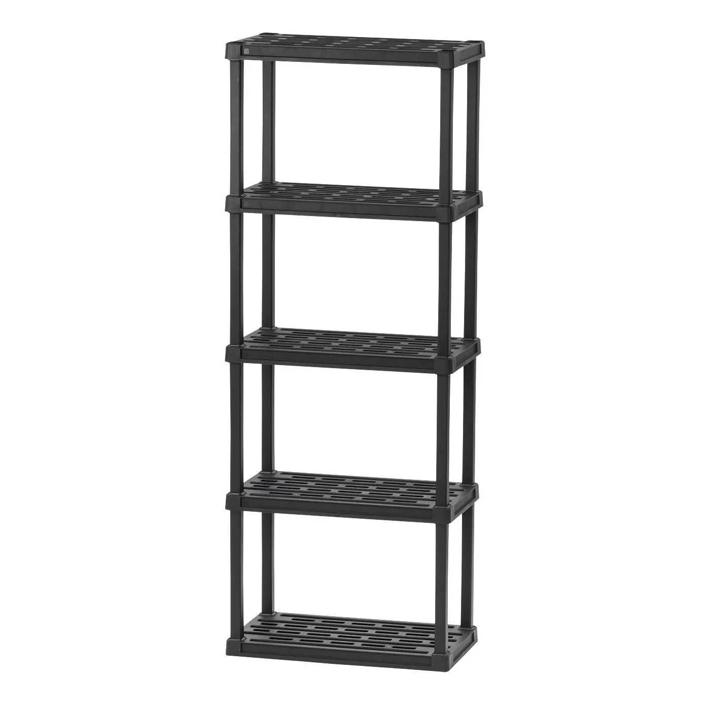 3-Tier Multi-purpose Shelf Display Rack, Utility Rack, Storage Organizer Shelving Unit for Pantry, Closet, Kitchen, Laundry or Garage - Black