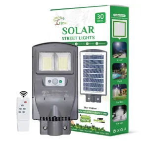 30 Watt Solar Street Lights for Garden (White Light)