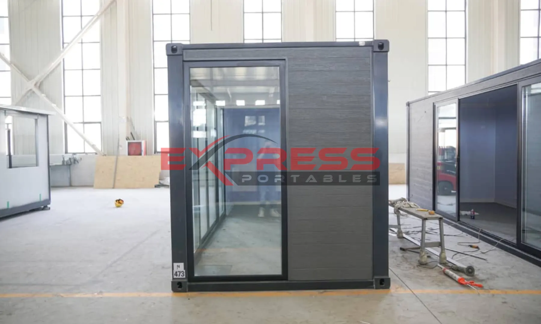 6m Cabin - Glass Panels