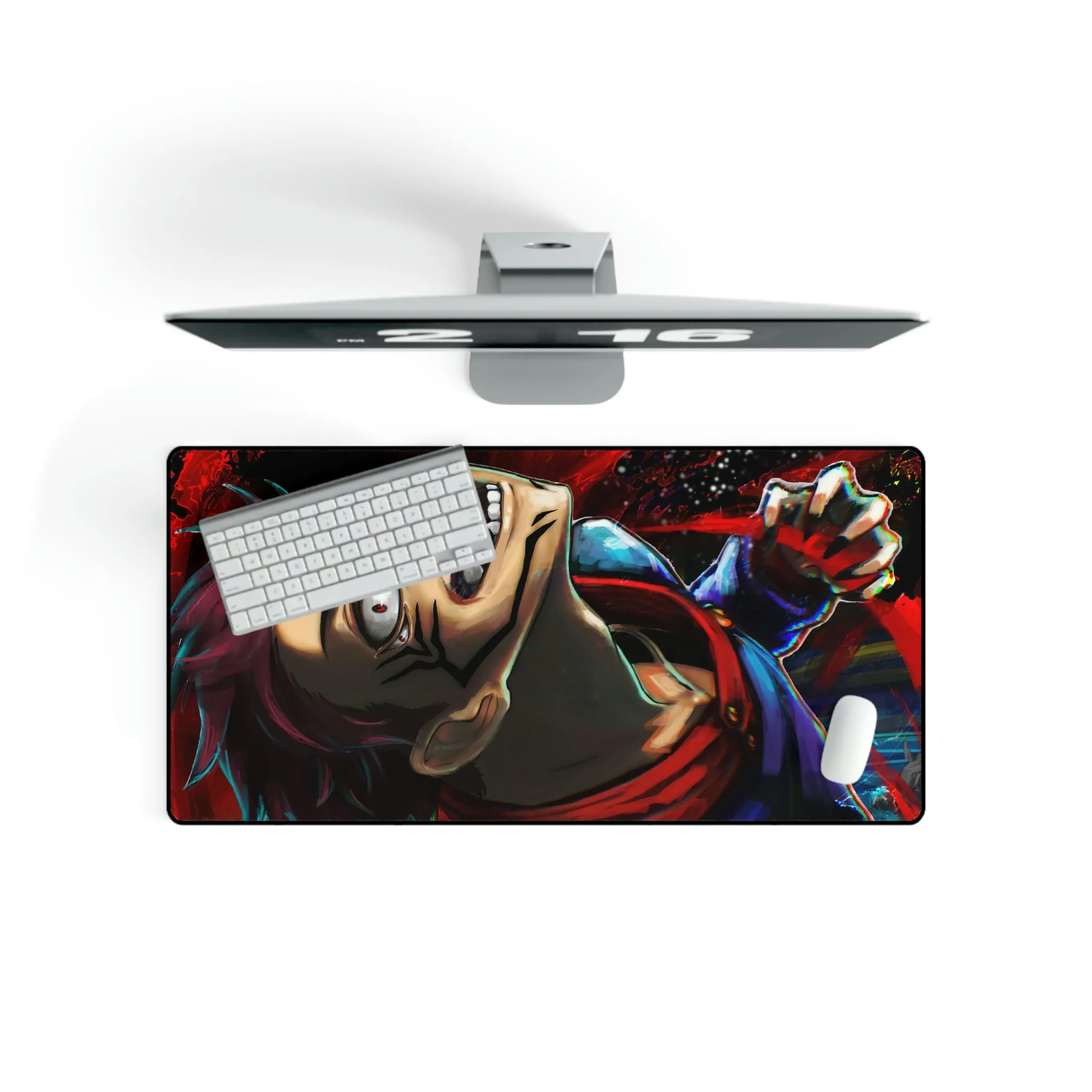 #7.3279, Jujutsu Kaisen, Yuji Itadori, Sukuna, Mark, Mouse Pad (Desk Mat)