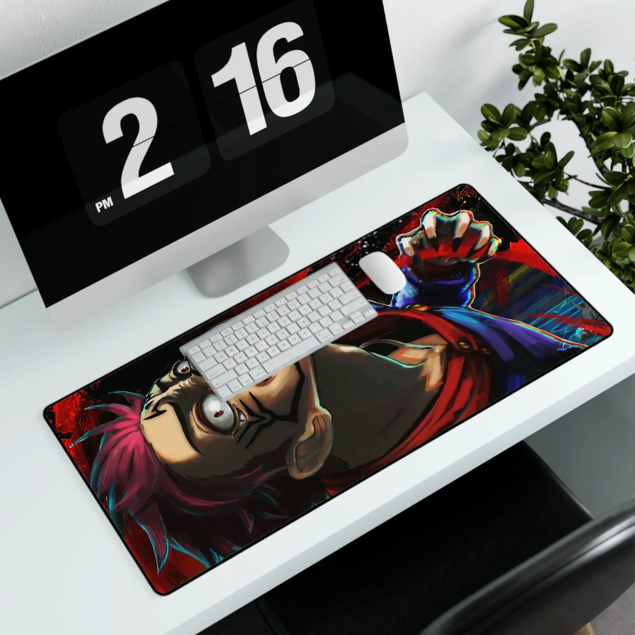 #7.3279, Jujutsu Kaisen, Yuji Itadori, Sukuna, Mark, Mouse Pad (Desk Mat)