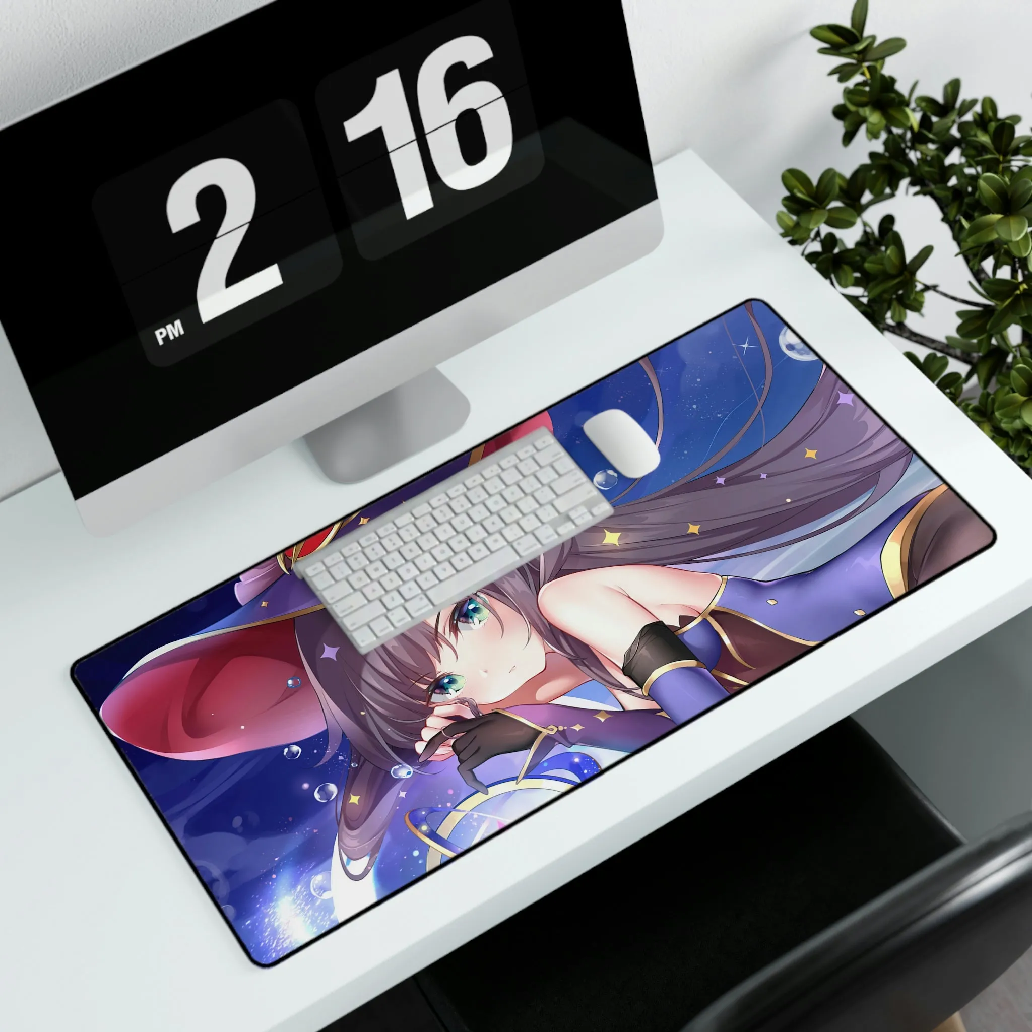 #8.1659, Mona, Genshin Impact, Mouse Pad (Desk Mat)