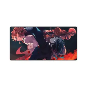 #8.998, Enmu, Kyojuro, Demon Slayer, Kimetsu no Yaiba, Mugen Train, Mouse Pad (Desk Mat)