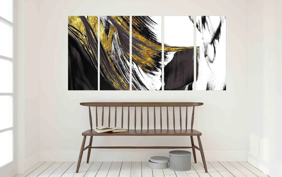 Abstract art print Modern abstract art Multi panel canvas room wall decor Abstract wall art Abstract painting Extra large wall art