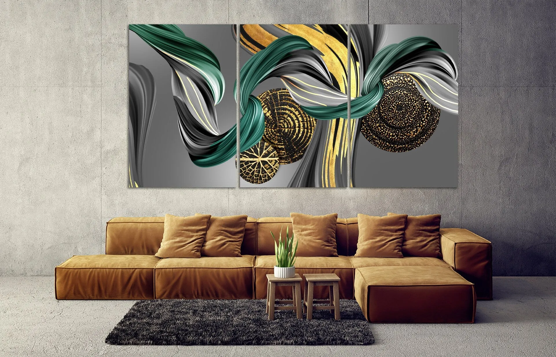 Abstract wall art picture frames Modern home wall decor Multi panel abstract canvas painting Extra large wall art