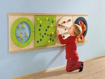 Acrylic Gears Sensory Wall Activity Panel by HABA