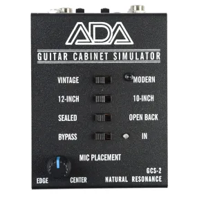 A/DA GCS-2 Cabinet Simulator & DI Box