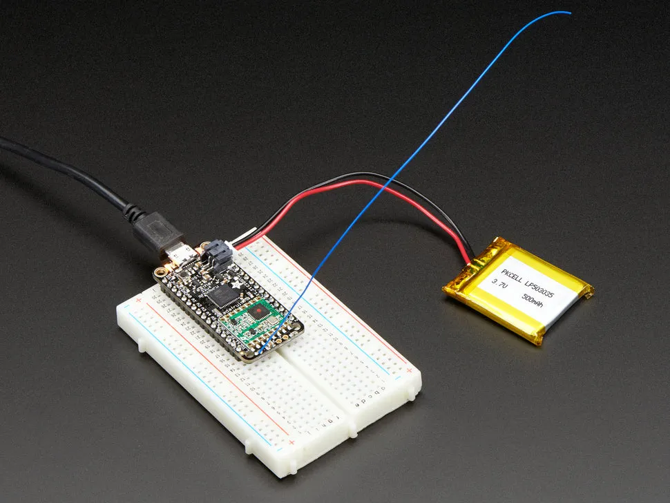 Adafruit Feather 32u4 RFM96 LoRa Radio - 433MHz