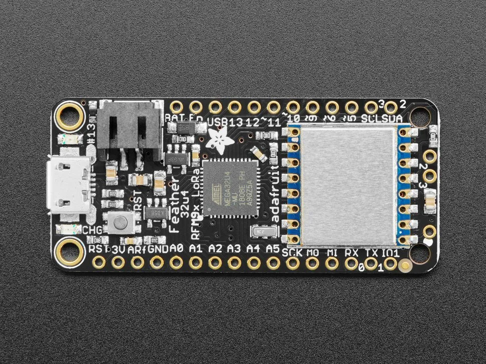 Adafruit Feather 32u4 RFM96 LoRa Radio - 433MHz