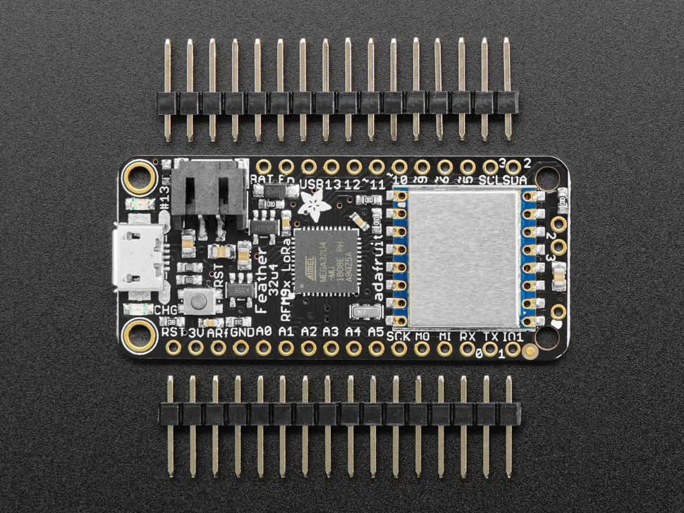 Adafruit Feather 32u4 RFM96 LoRa Radio - 433MHz