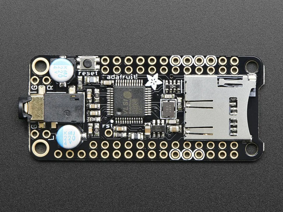 Adafruit Music Maker FeatherWing - MP3 OGG WAV MIDI Synth Player