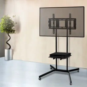 Adjustable Mobile TV Stand with Shelves for 32"-65" TVs - Artiss