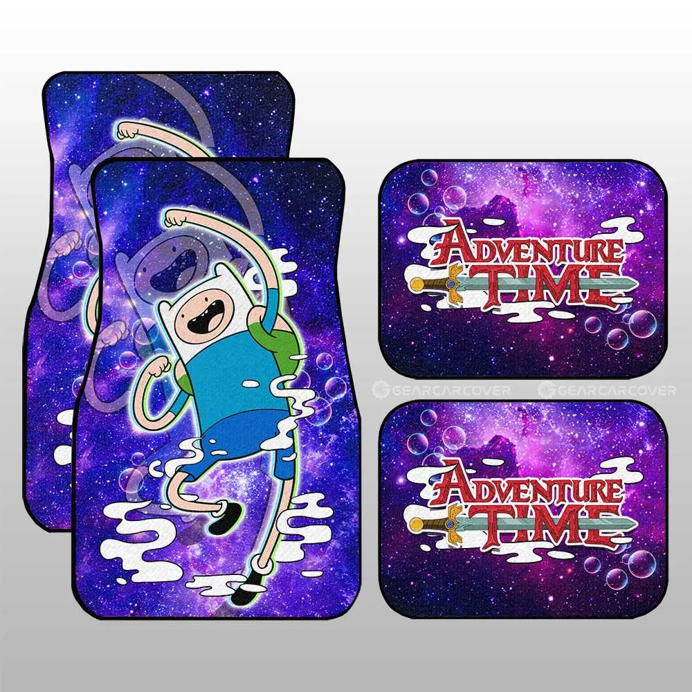 Adventure Time Finn Galaxy Car Floor Mats Custom