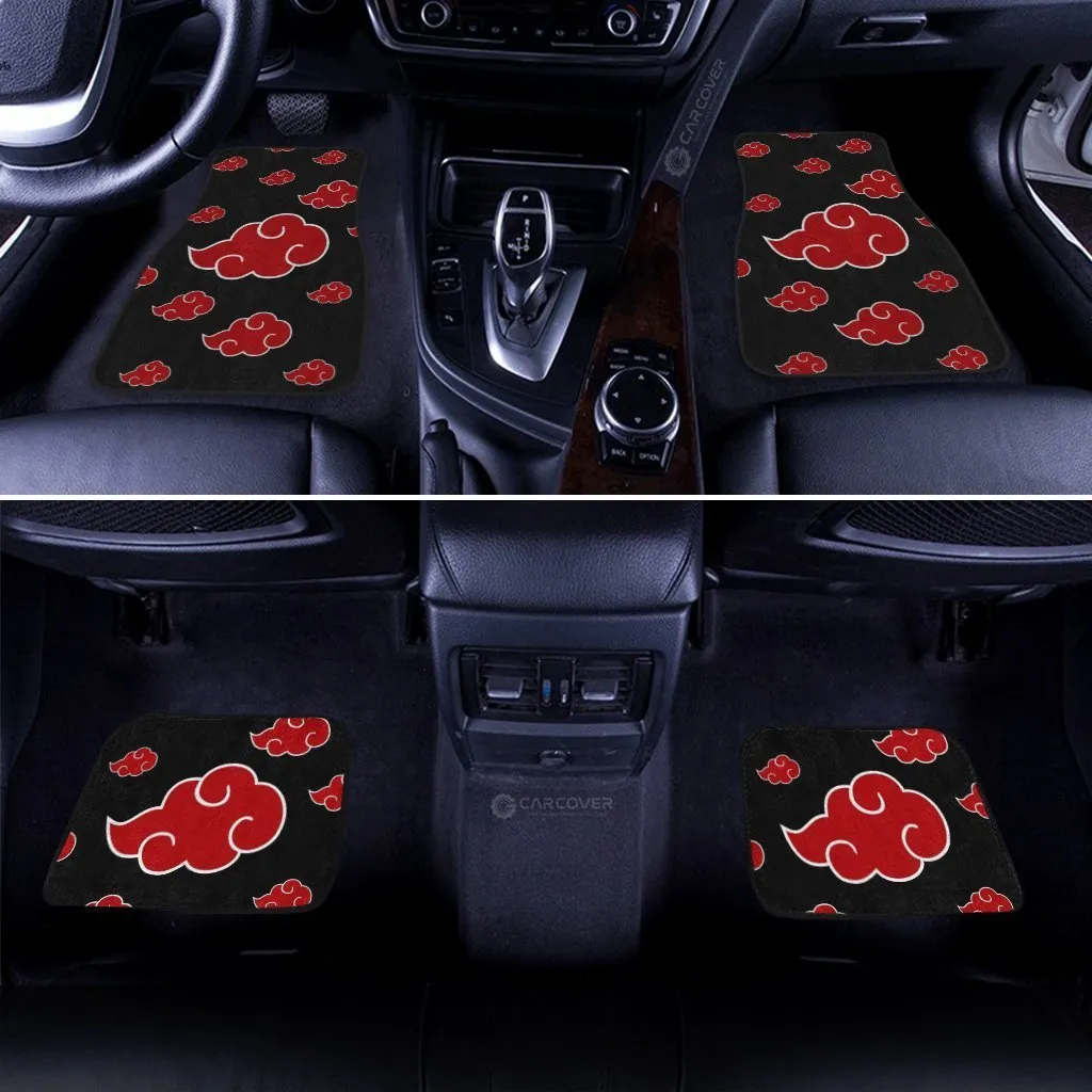 Akatsuki Cloud Car Floor Mats Custom Akatsuki Car Accessories