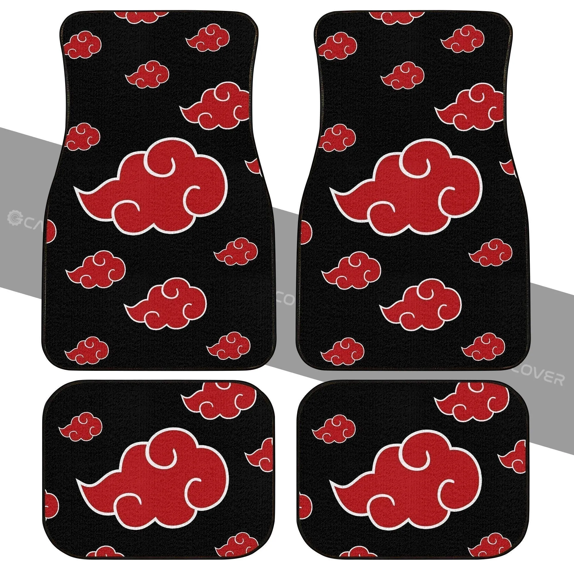 Akatsuki Cloud Car Floor Mats Custom Akatsuki Car Accessories