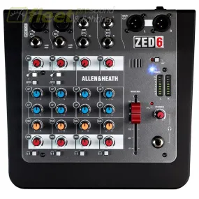 Allen & Heath ZED6 6 Input Stereo Channel Mixer