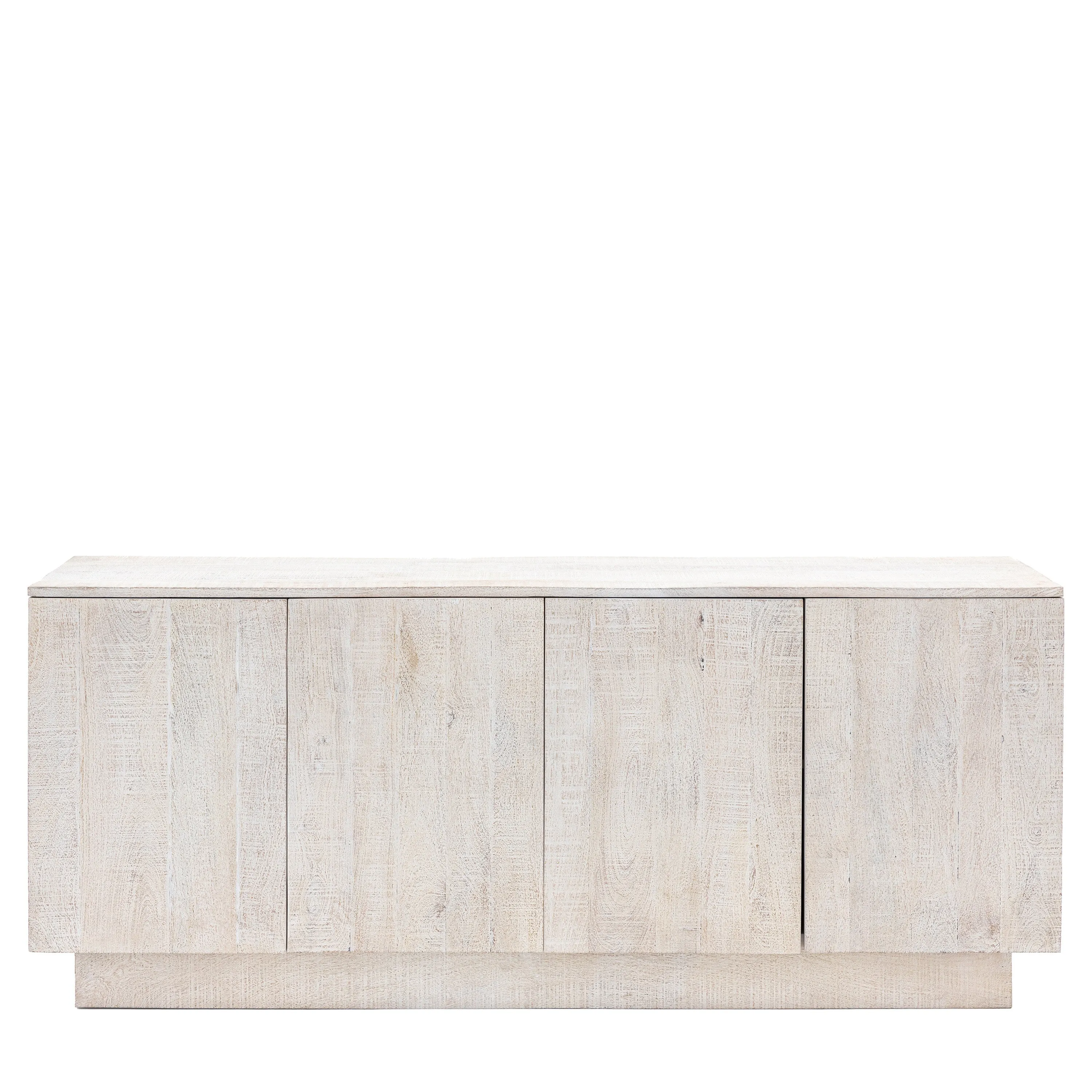 Amos Iowa 4 Door Sideboard Whitewash