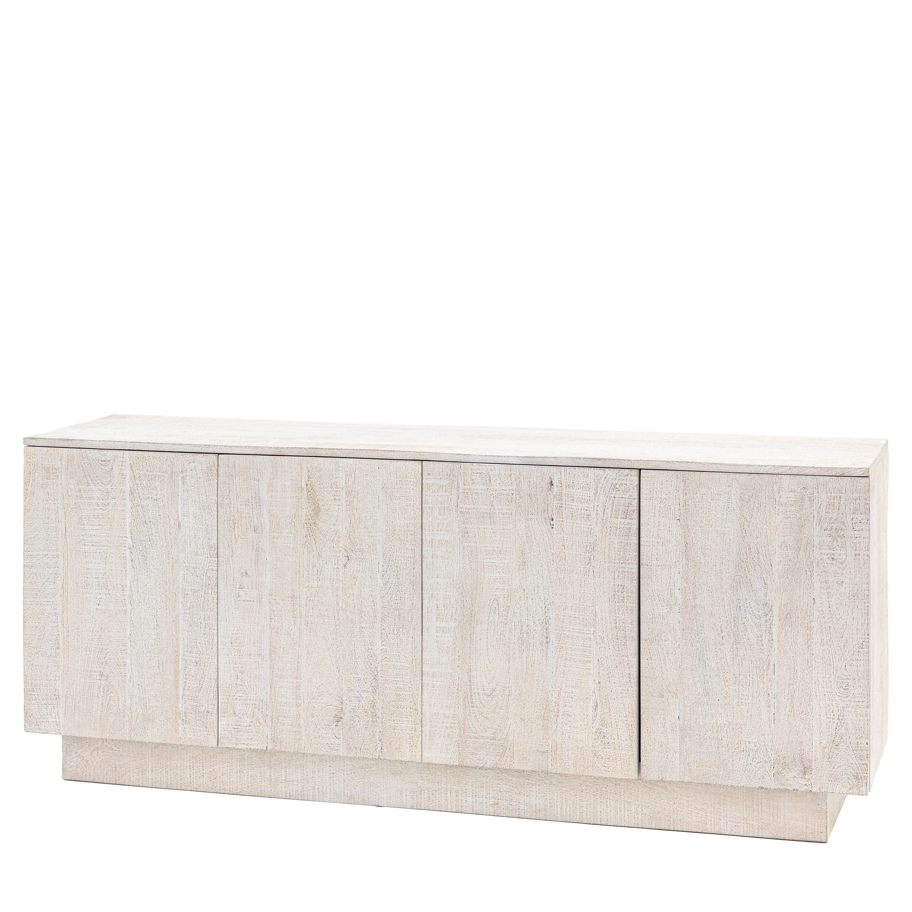 Amos Iowa 4 Door Sideboard Whitewash