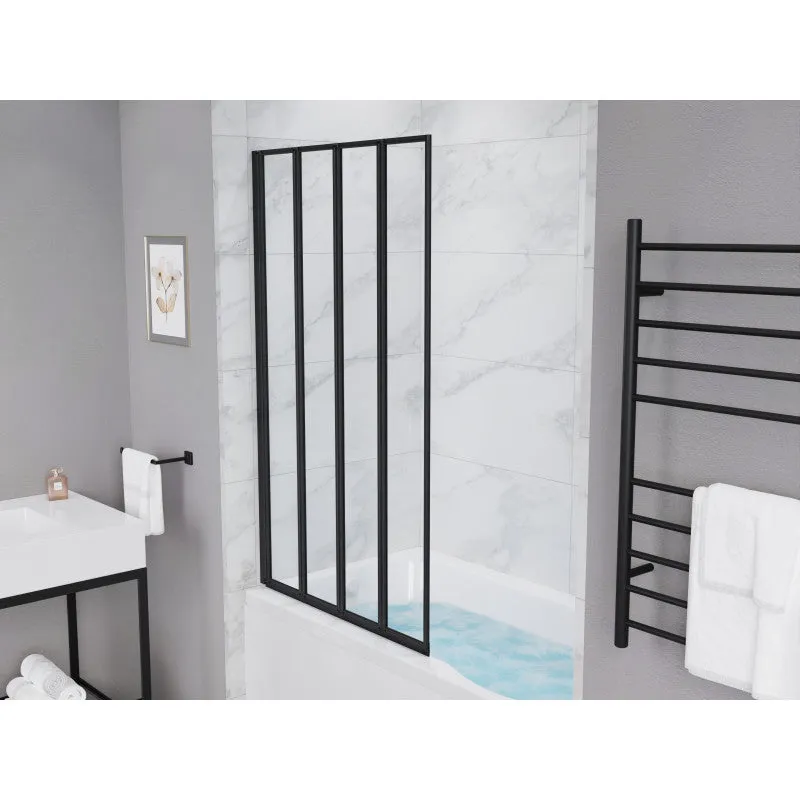 ANZZI 56-in. x 33-in. Accordion-Style Bathtub Shower Door