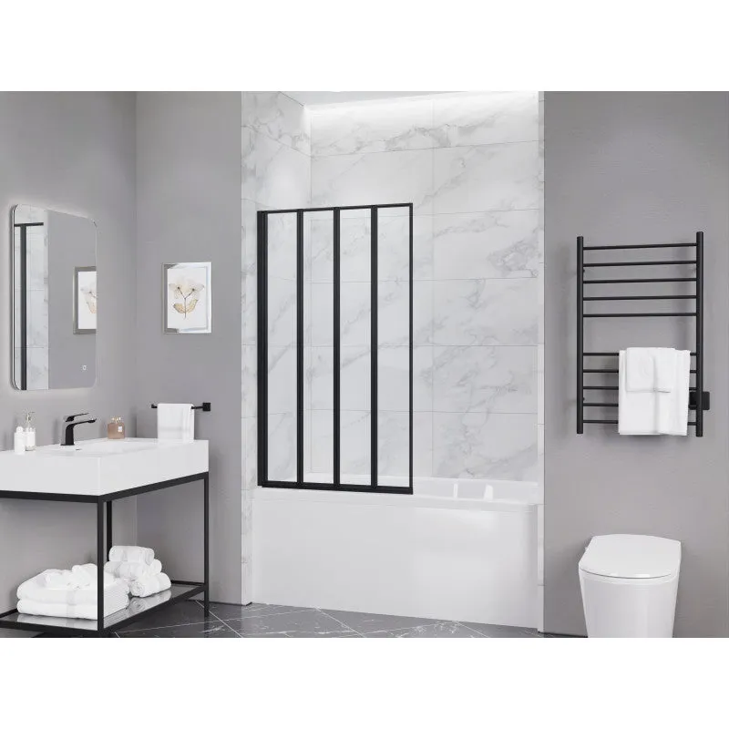 ANZZI 56-in. x 33-in. Accordion-Style Bathtub Shower Door