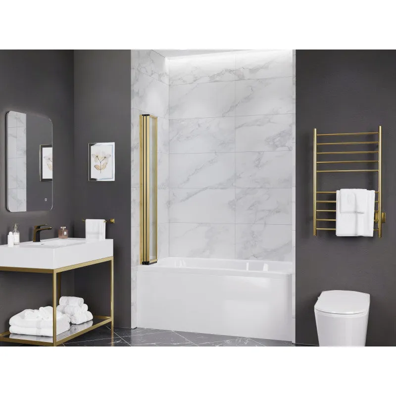 ANZZI 56-in. x 33-in. Accordion-Style Bathtub Shower Door