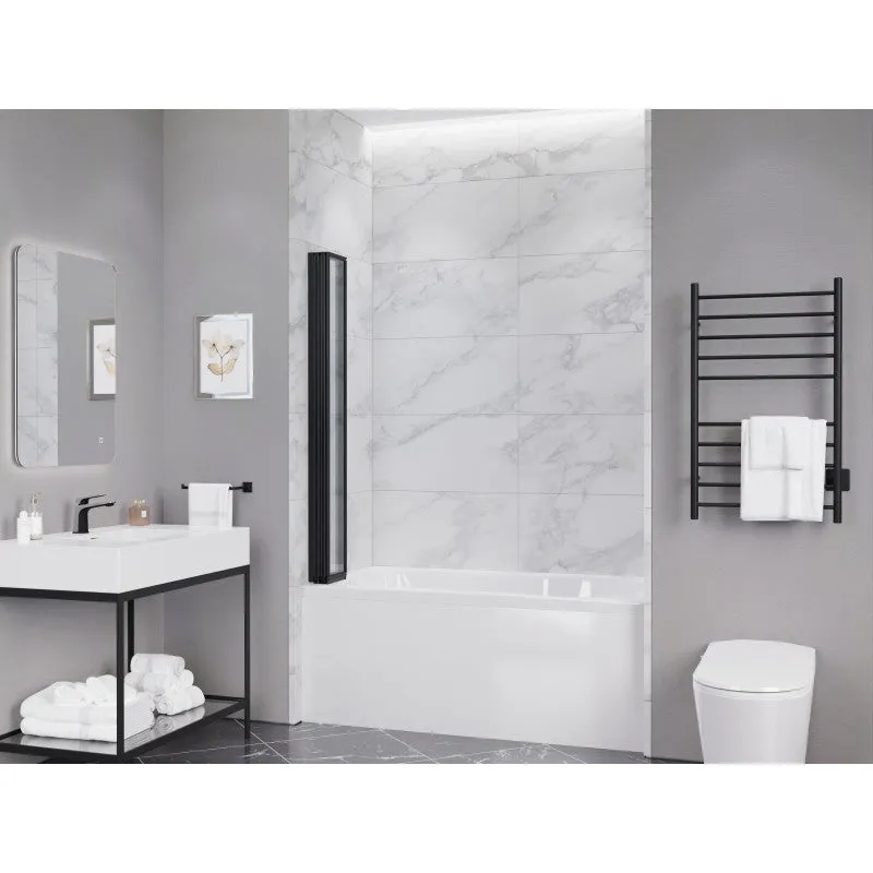 ANZZI 56-in. x 33-in. Accordion-Style Bathtub Shower Door