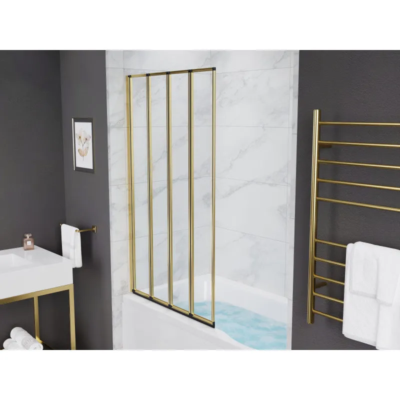 ANZZI 56-in. x 33-in. Accordion-Style Bathtub Shower Door