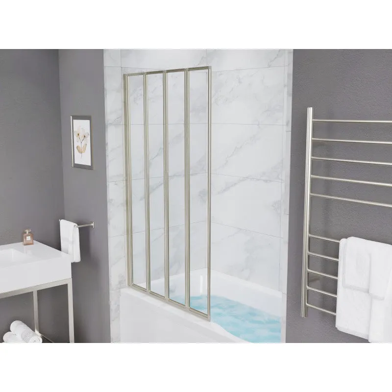 ANZZI 56-in. x 33-in. Accordion-Style Bathtub Shower Door