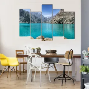 Attabad Lake In Pakistan Canvas Wall Art