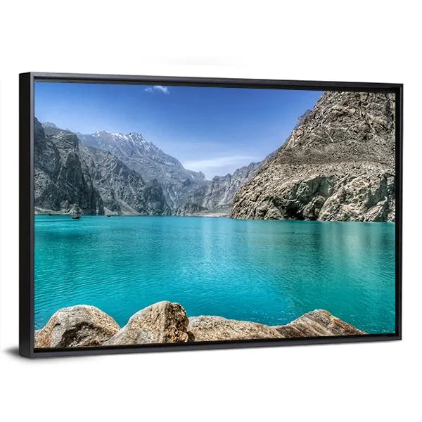 Attabad Lake In Pakistan Canvas Wall Art