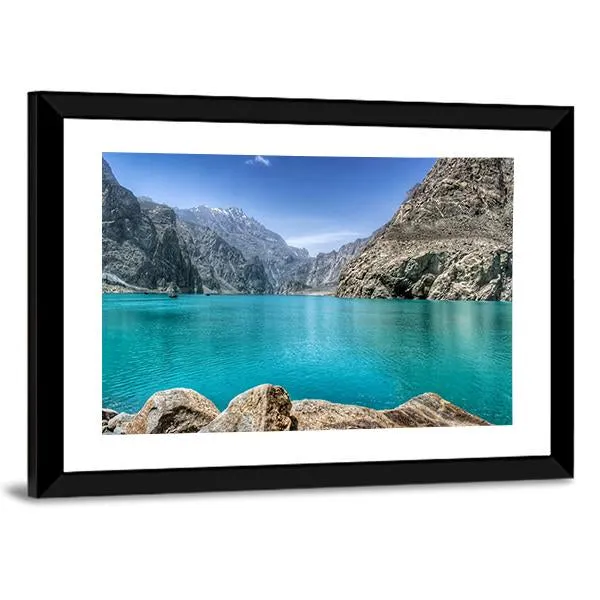 Attabad Lake In Pakistan Canvas Wall Art