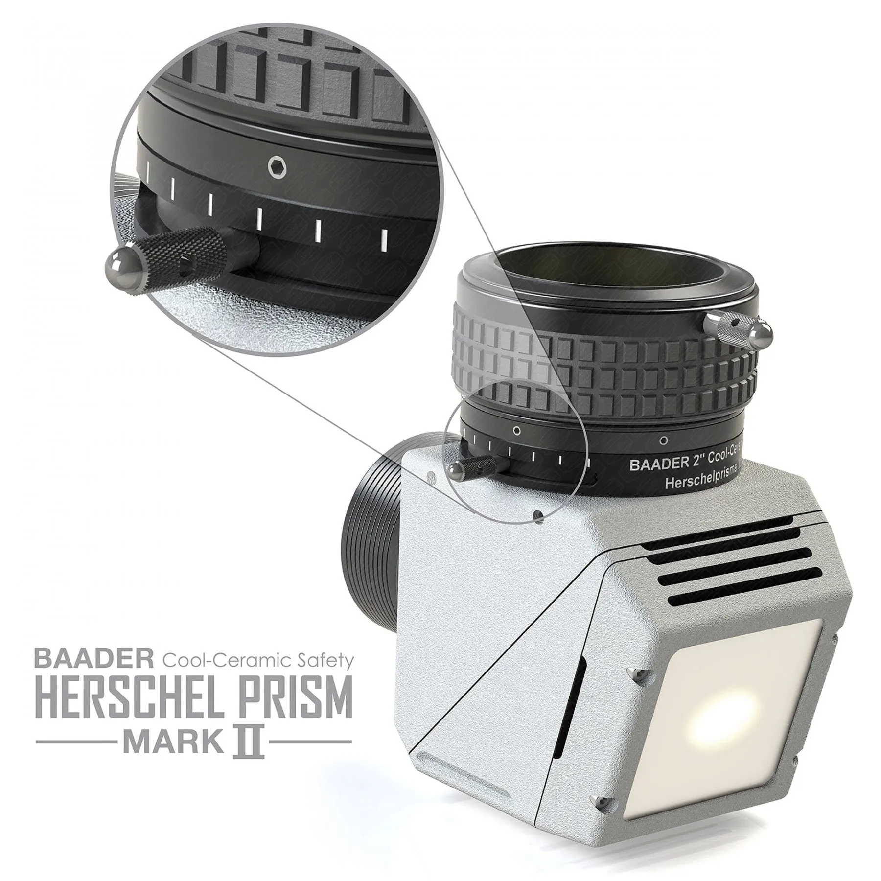 Baader 2" Cool-Ceramic Safety Herschel Prism Mark II – (Visual / Photo) Now IN STOCK!