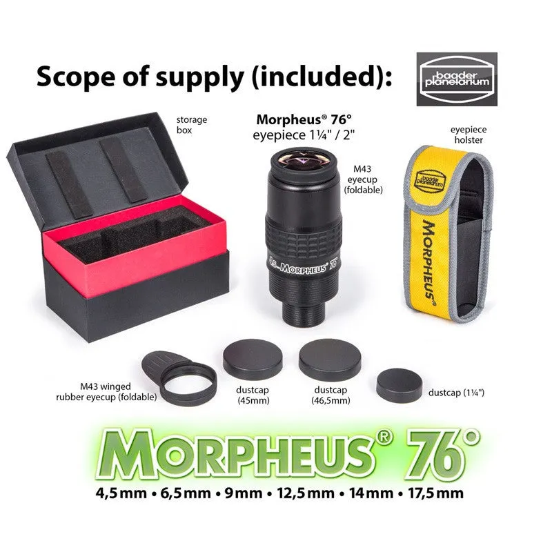 Baader Planetarium 6.5mm MORPHEUS 76 Degree Eyepiece - MORPH-6