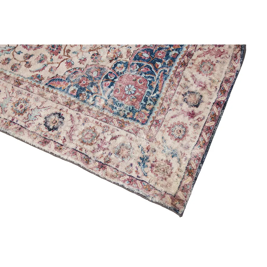 Babylon Multicolour Traditional Distressed Area Rug