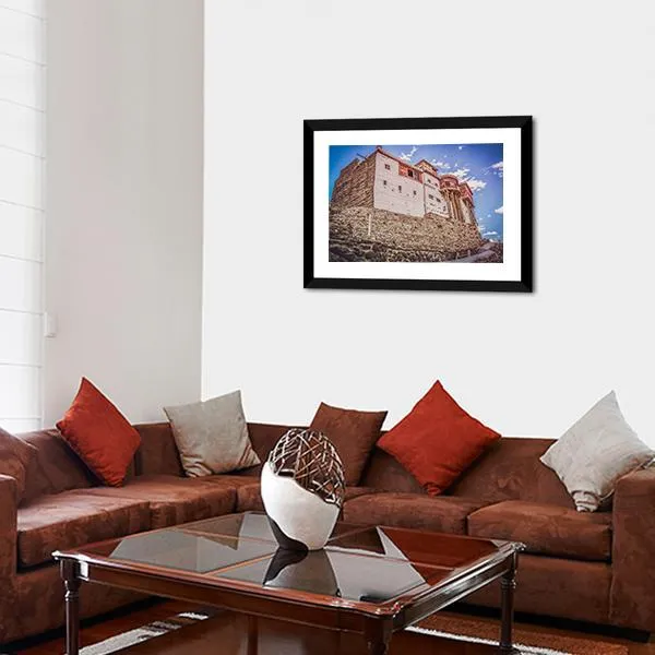 Baltit Fort In Hunza Canvas Wall Art