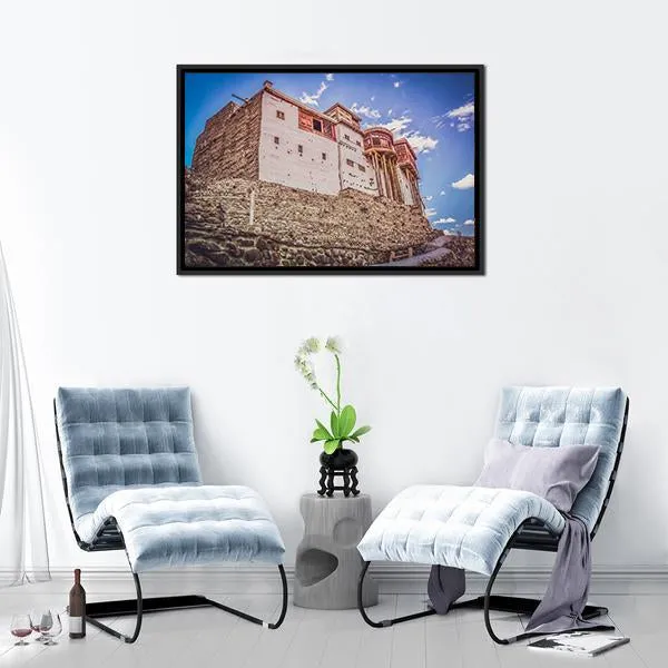 Baltit Fort In Hunza Canvas Wall Art