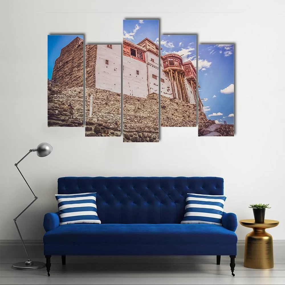 Baltit Fort In Hunza Canvas Wall Art