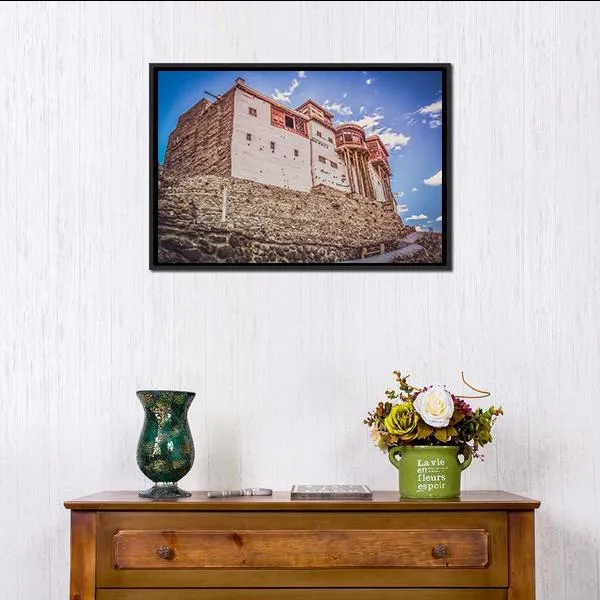 Baltit Fort In Hunza Canvas Wall Art