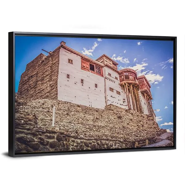 Baltit Fort In Hunza Canvas Wall Art