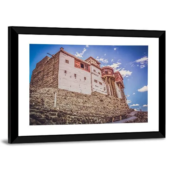 Baltit Fort In Hunza Canvas Wall Art