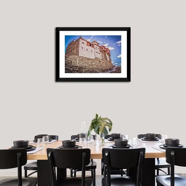 Baltit Fort In Hunza Canvas Wall Art