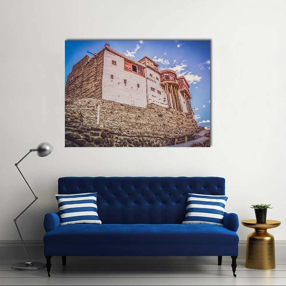 Baltit Fort In Hunza Canvas Wall Art