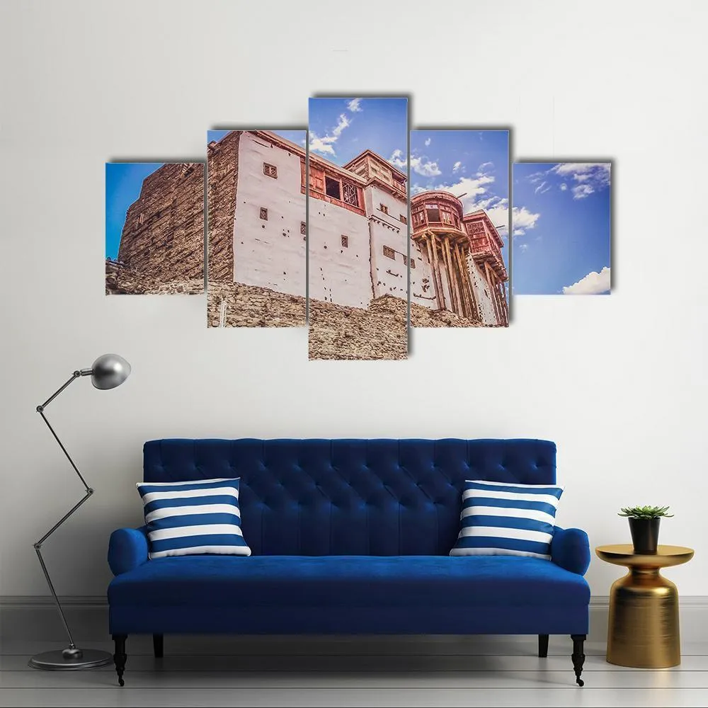 Baltit Fort In Hunza Canvas Wall Art