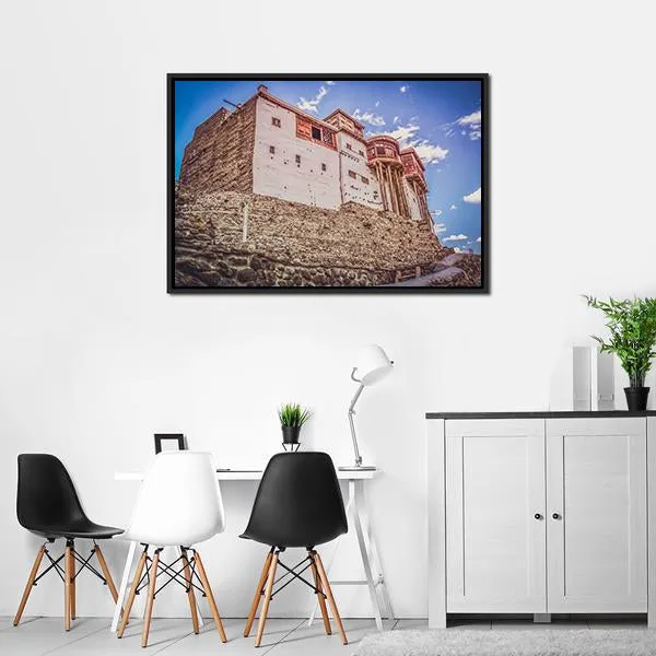 Baltit Fort In Hunza Canvas Wall Art