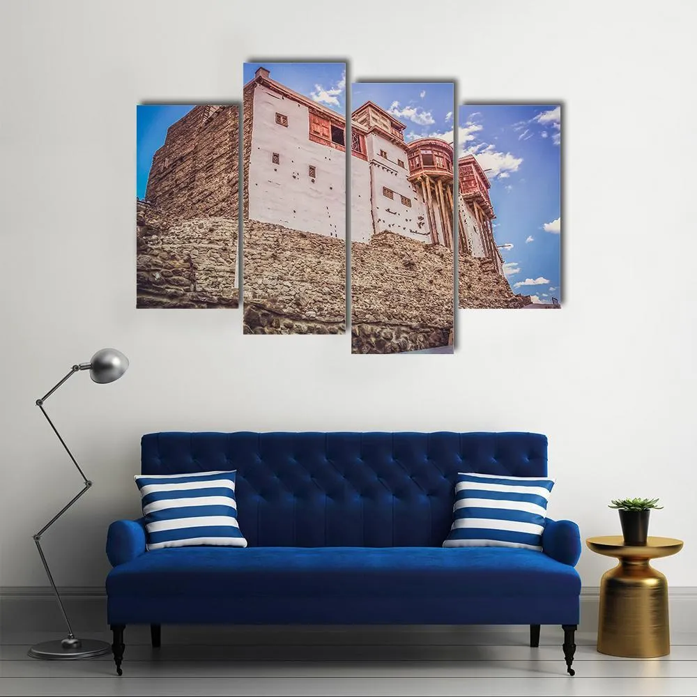 Baltit Fort In Hunza Canvas Wall Art