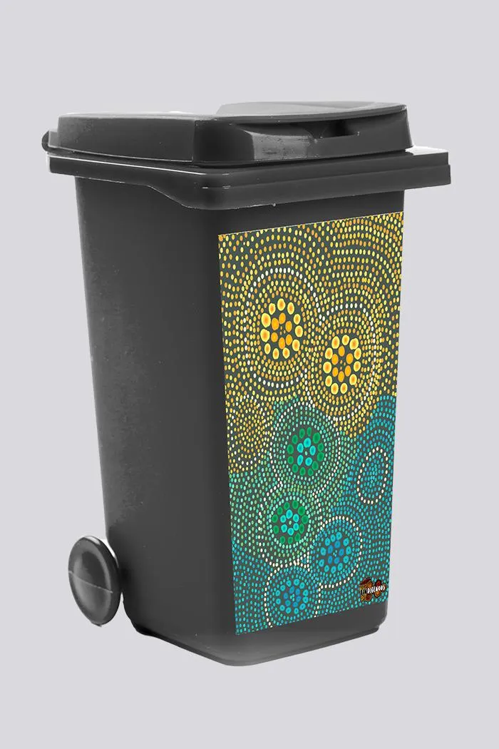 Bindigenous Yellow Bin Sticker (Fits 240L Bin)