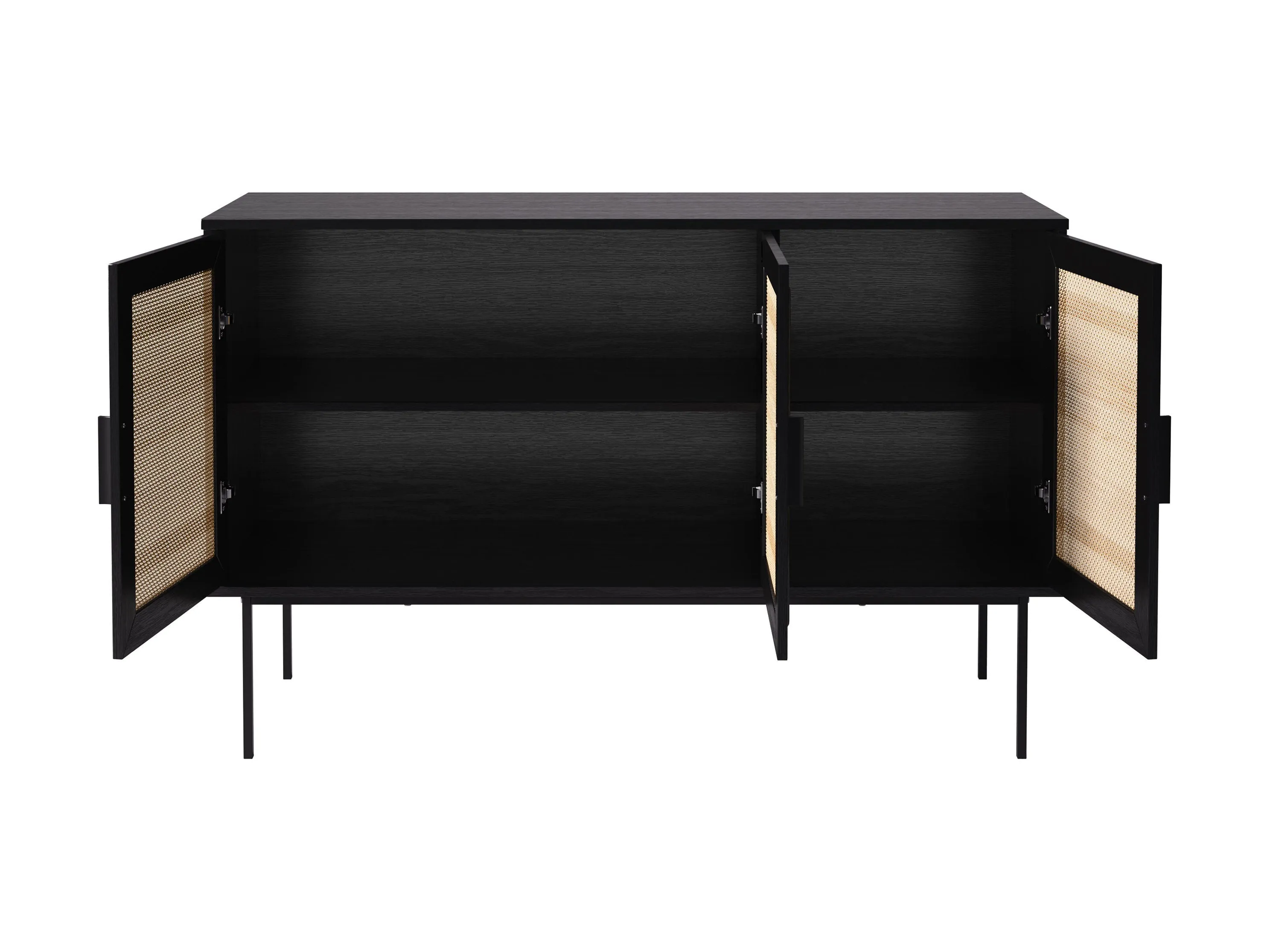 Black Wood Sideboard Buffet